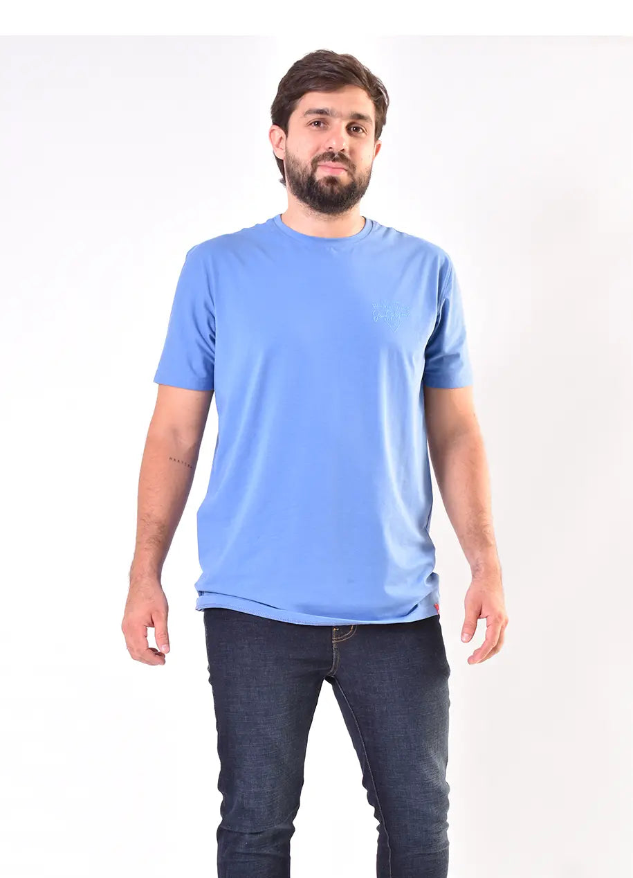 Camiseta CR 7319 Tela Fría Azul Claro