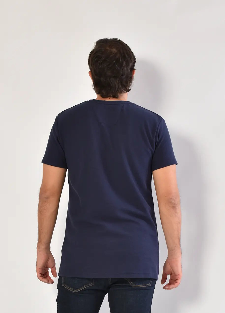 Camiseta CR Texturas 8033 Azul