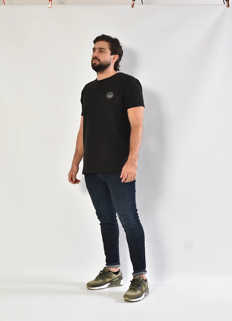 Camiseta CR Texturas 8033 Negra