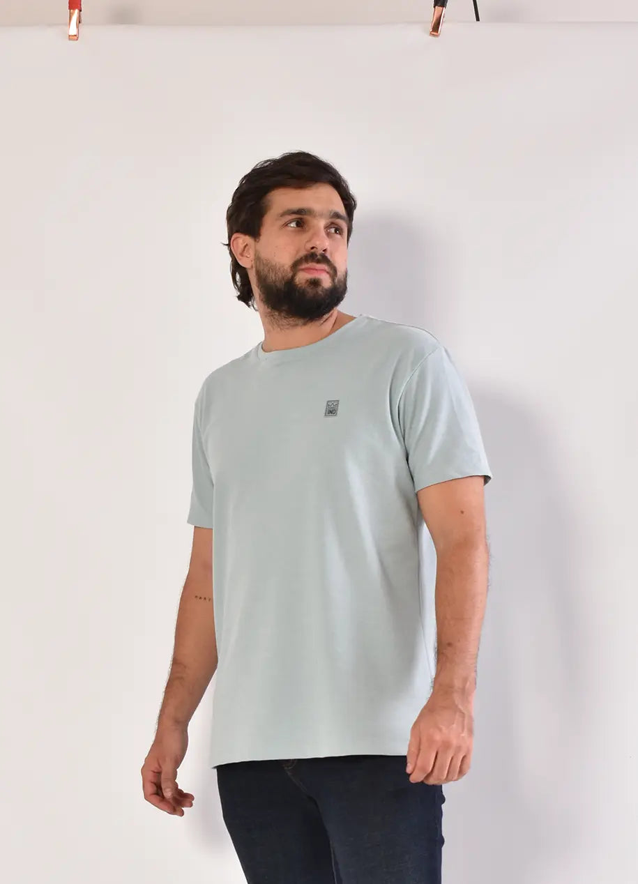 Camiseta CR Texturas 8032 Verde Menta
