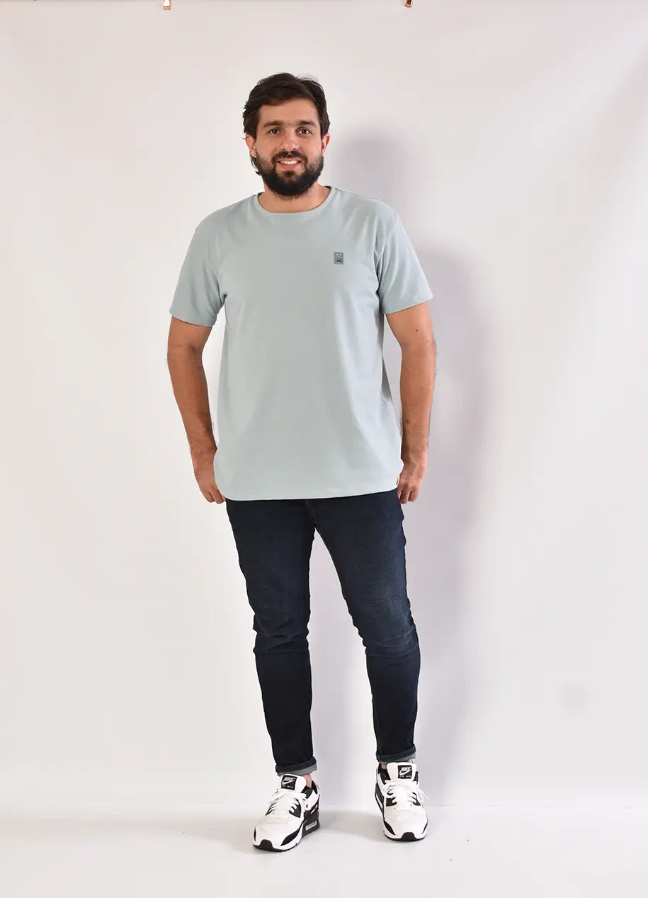 Camiseta CR Texturas 8032 Verde Menta