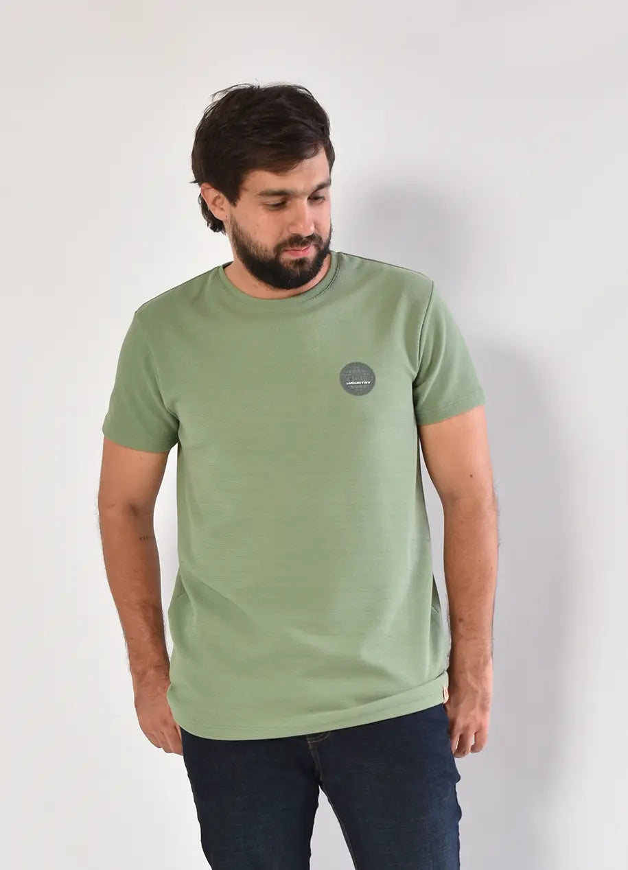 Camiseta CR Texturas 8033 Verde Oliva