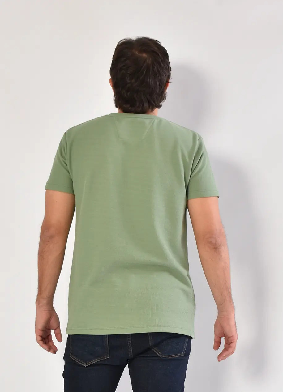 Camiseta CR Texturas 8033 Verde Oliva