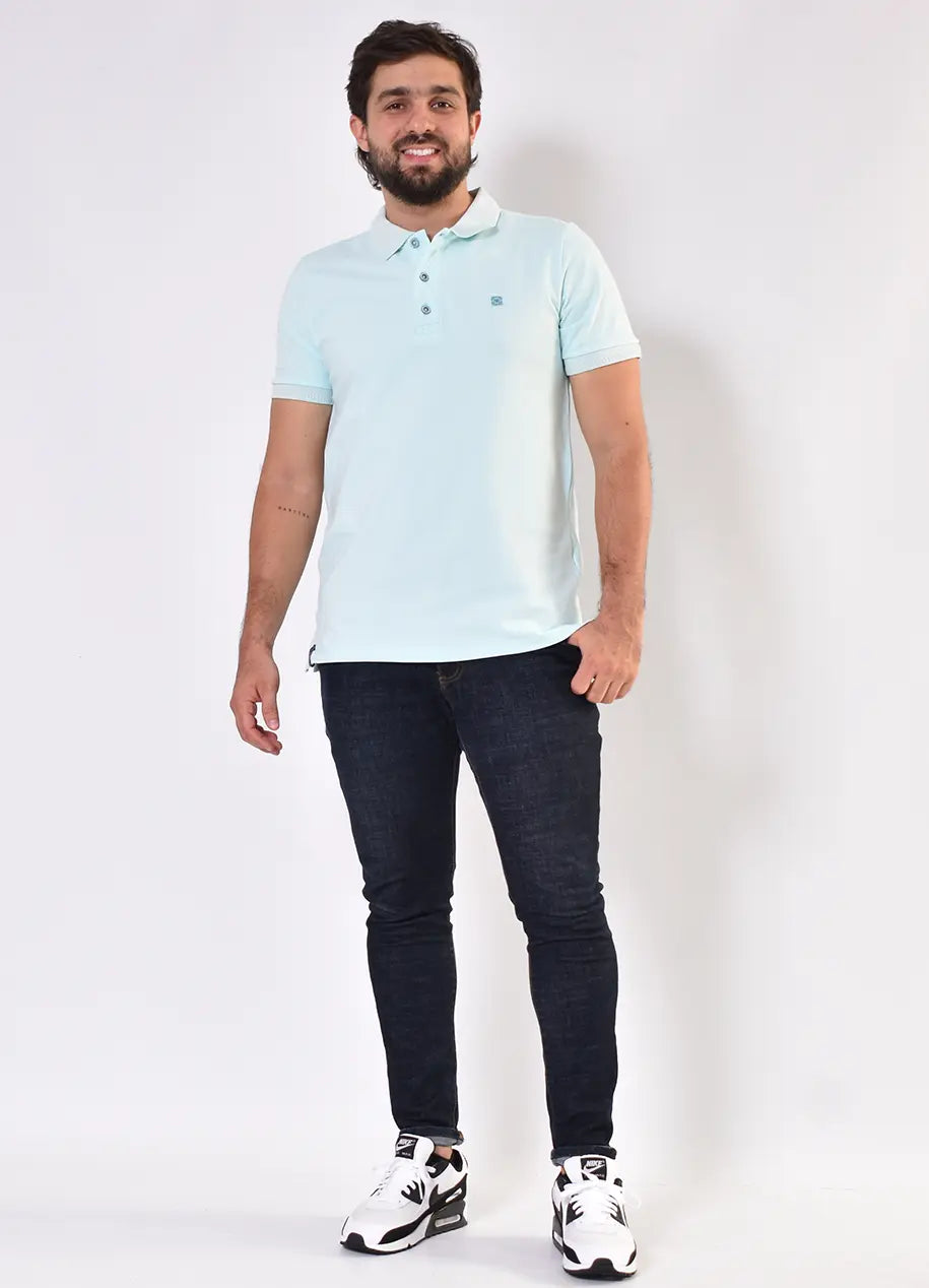 Camiseta Polo 9361 Agua Marina