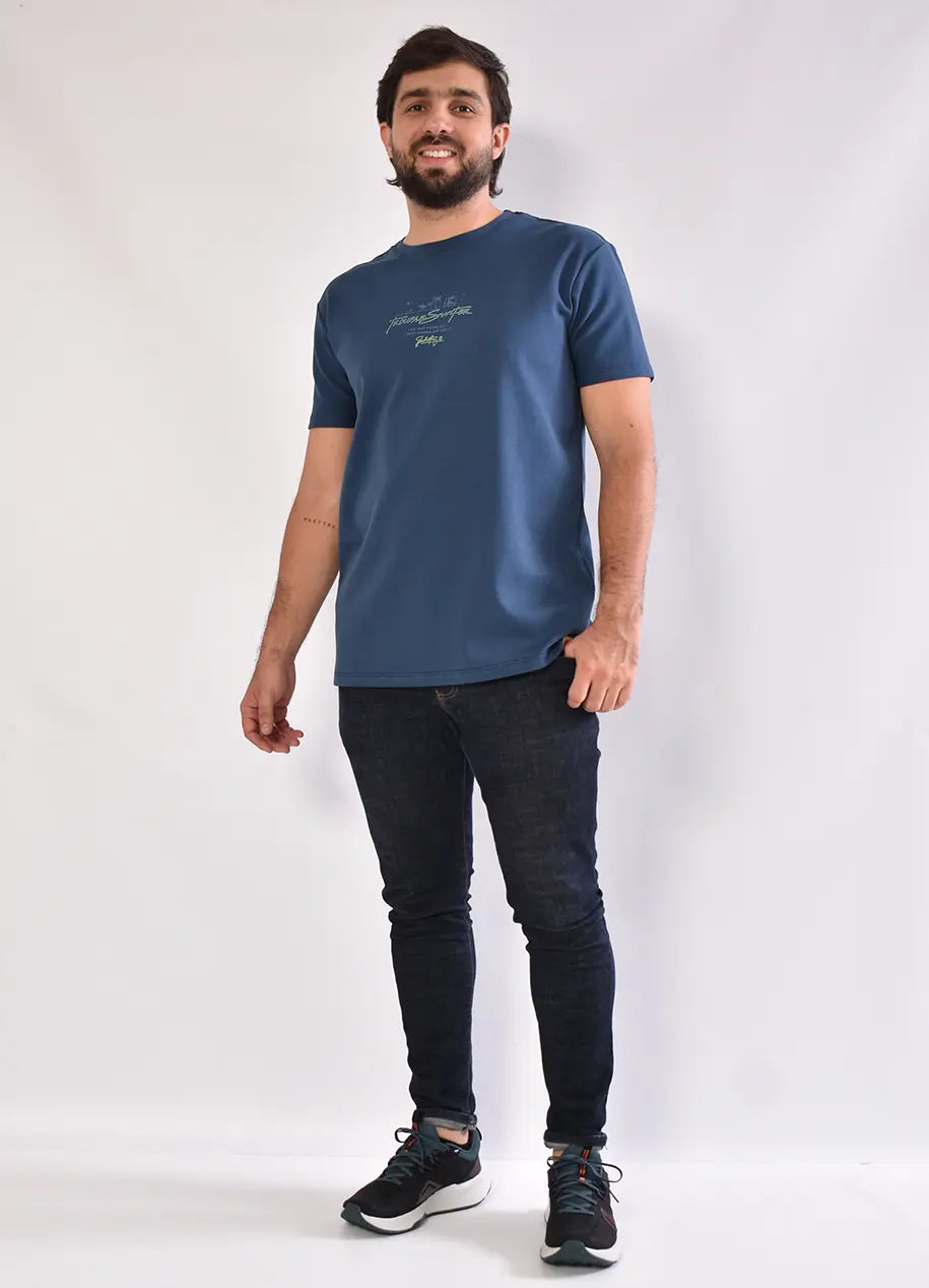 Camiseta CR 8037-1 Azul petroleo