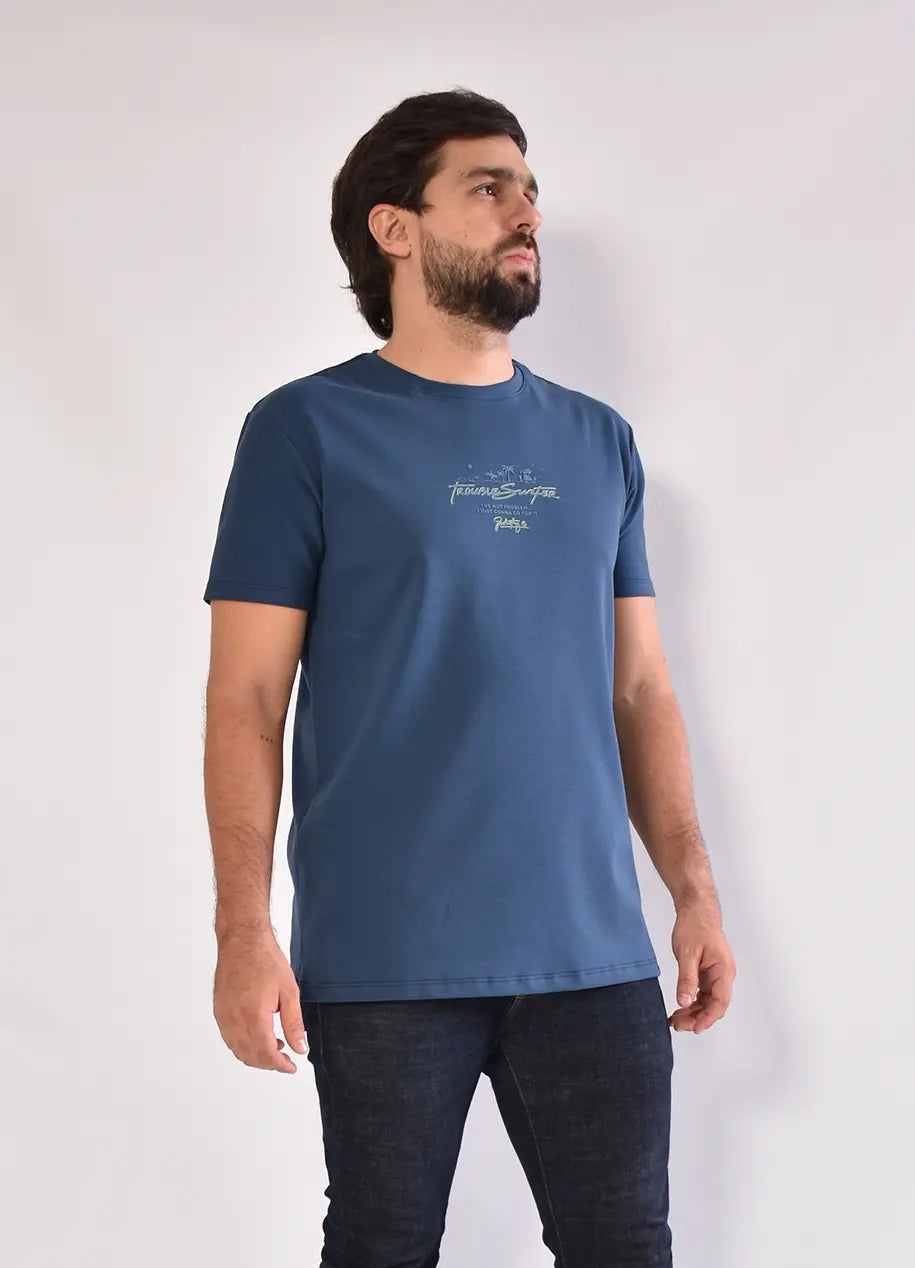 Camiseta CR 8037-1 Azul petroleo