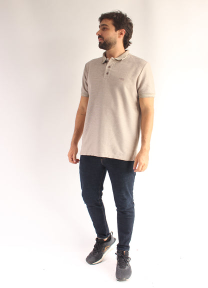Camiseta Polo 9086 Beige