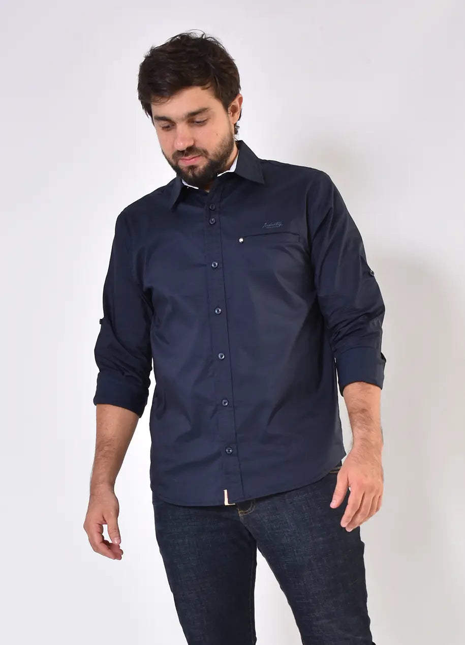 Camisa ML 4153 Azul Oscuro