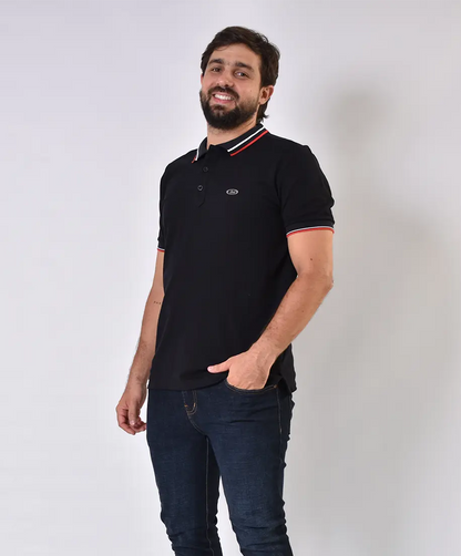 Camiseta Polo 9351 Negra