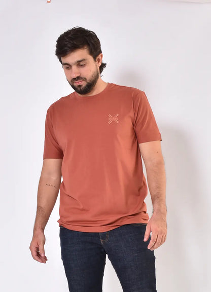 Camiseta CR 7322 Tela Fría Terracota