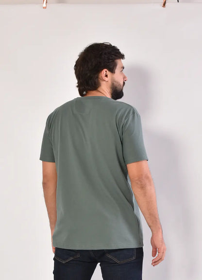 Camiseta CR  Texturas 8032 Verde