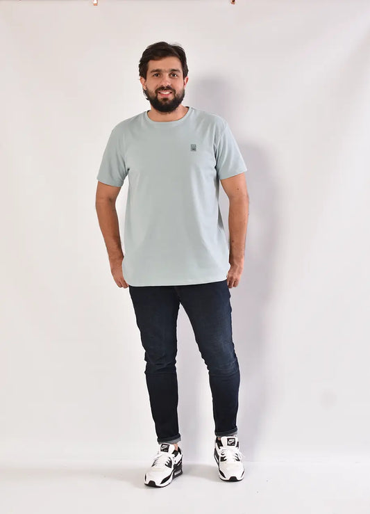 Camiseta CR  Texturas 8032 Verde Menta