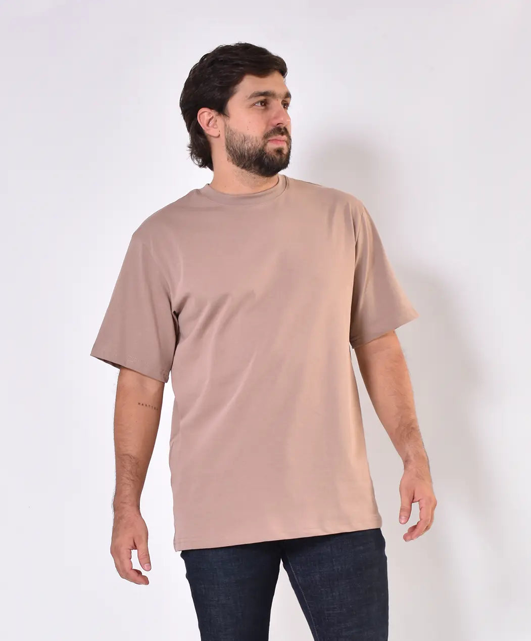 Camiseta Oversize Cafe Sepia