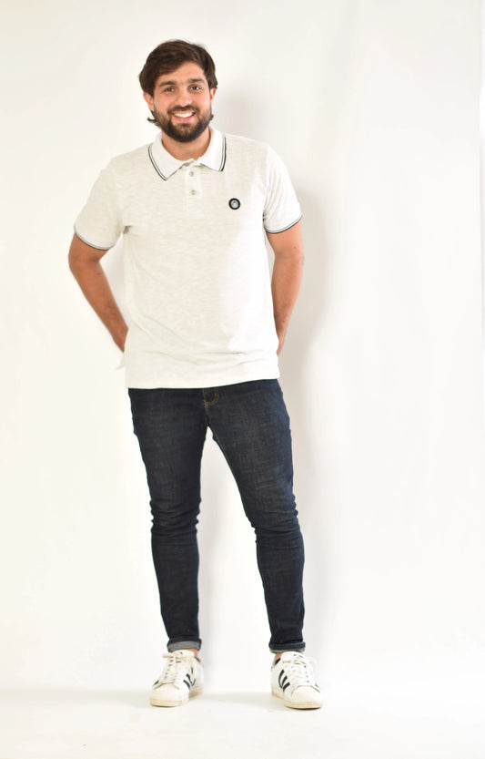 Camiseta Polo 9346 Gris Claro