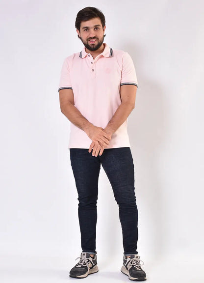 Camiseta Polo 9349 Rosada