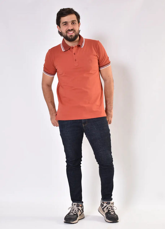 Camiseta Polo 9349 Terracota