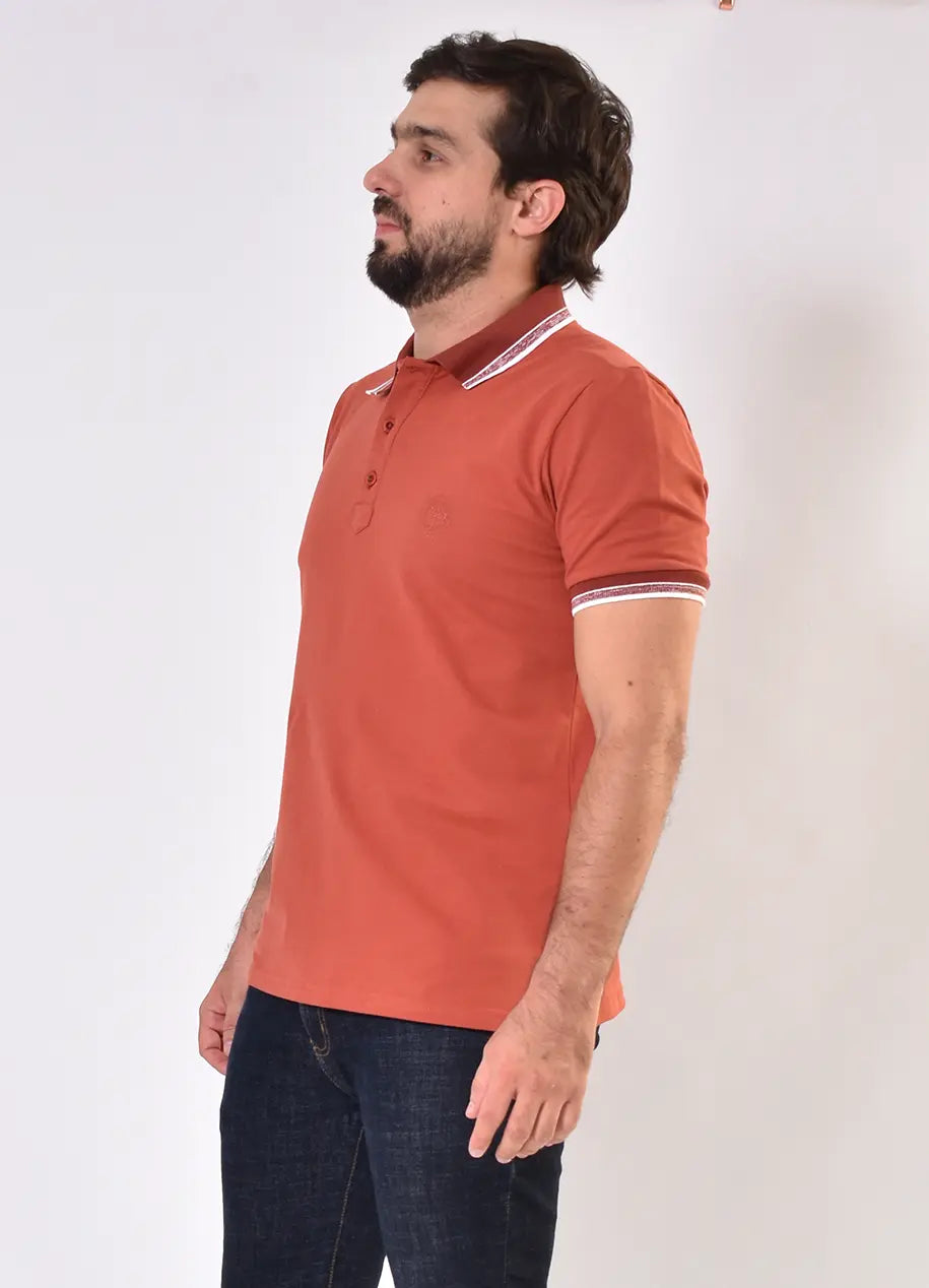 Camiseta Polo 9349 Terracota