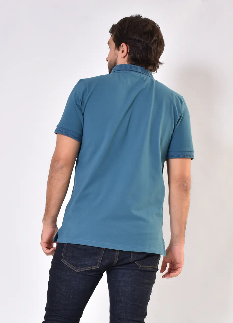 Camiseta Polo 9361 Turquesa