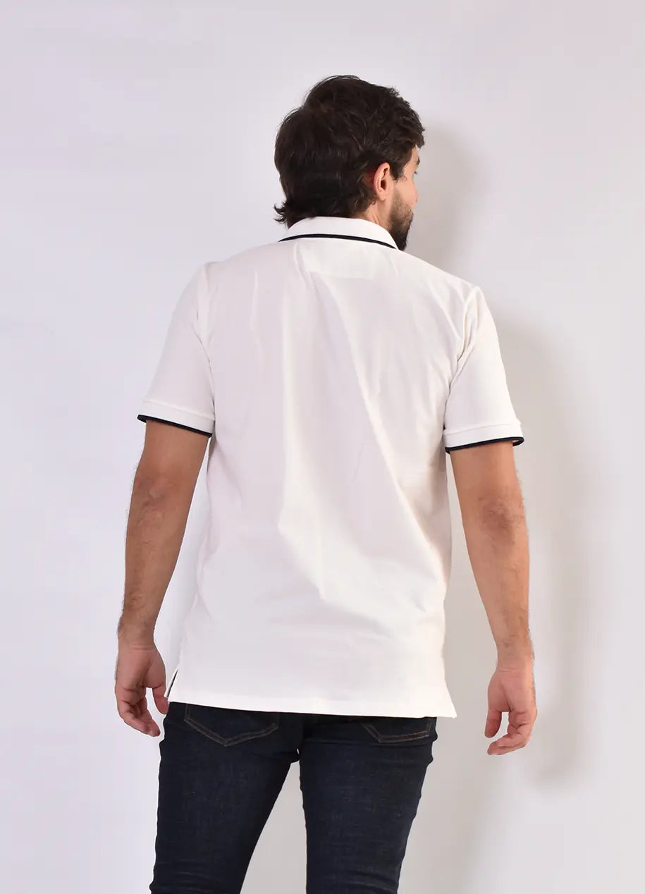 Camiseta Polo 9368 Blanca