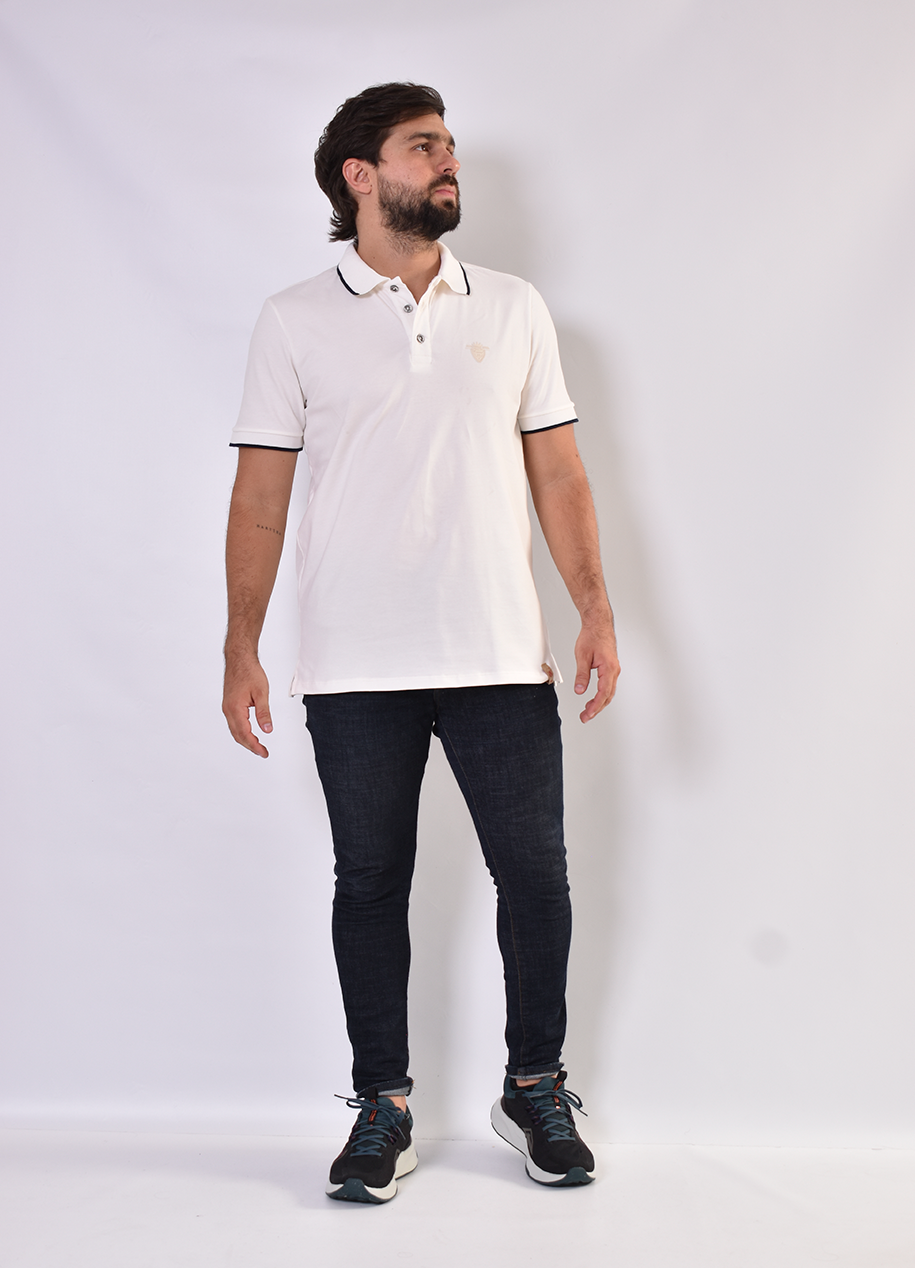 Camiseta Polo 9346 Gris Claro