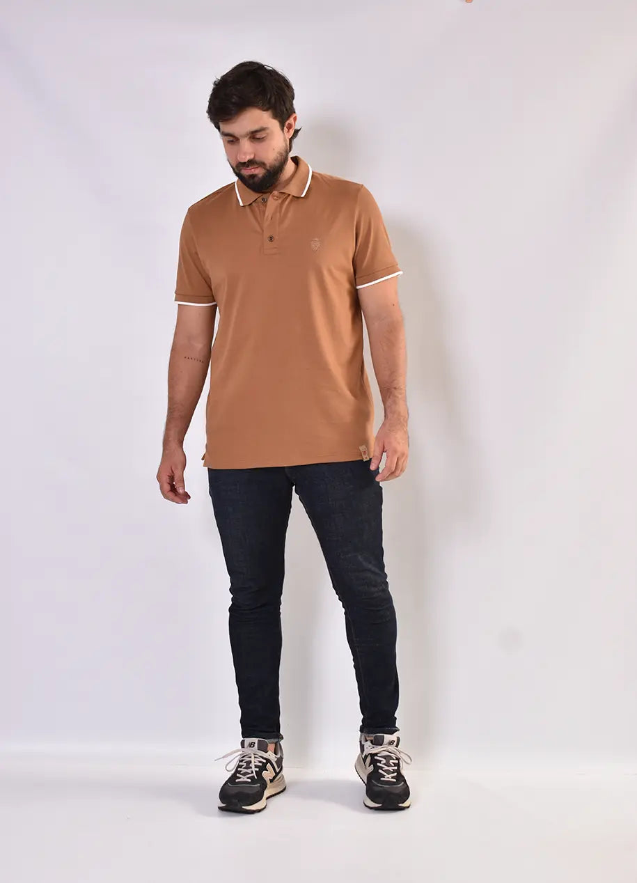 Camiseta Polo 9368 Caqui