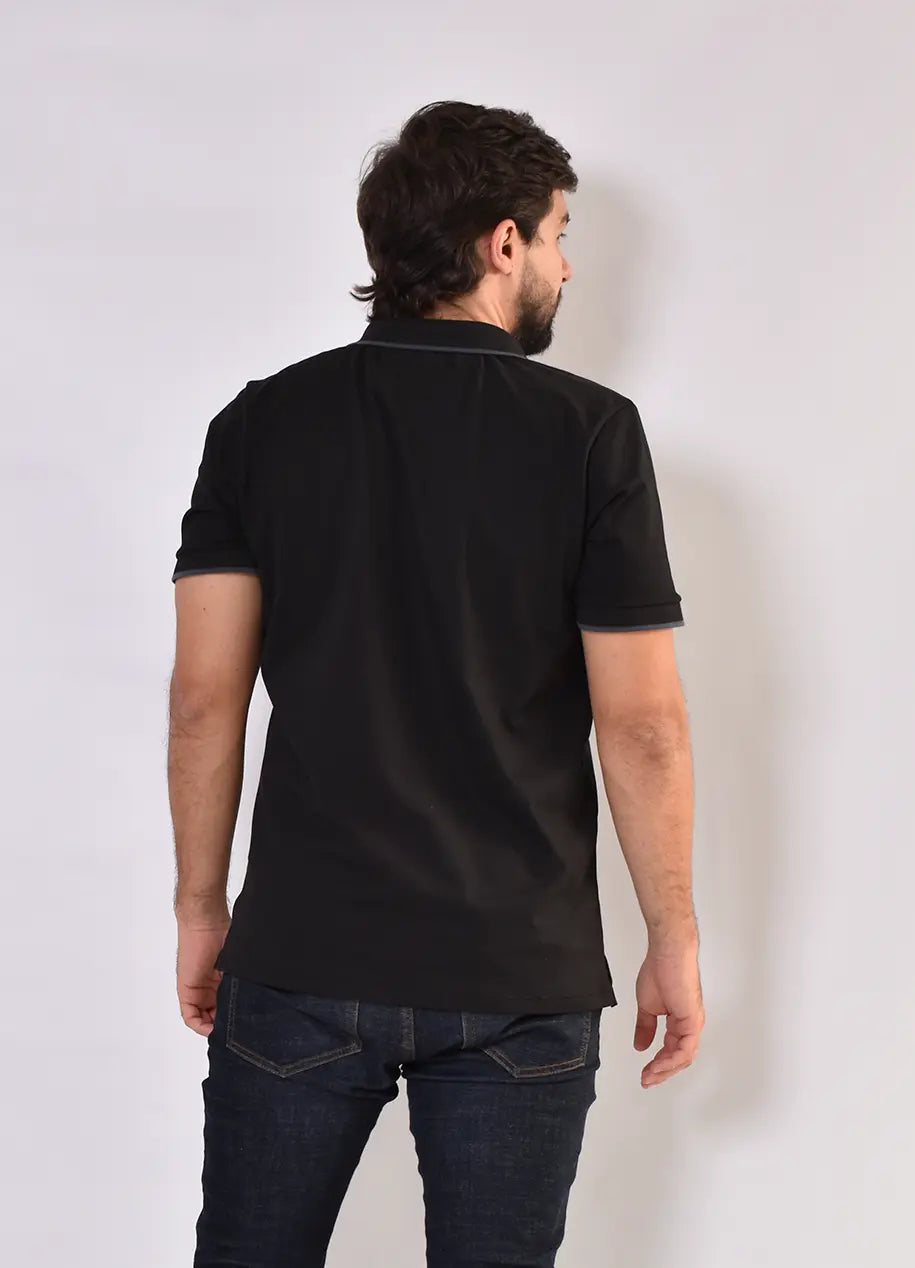 Camiseta Polo 9368 Negra