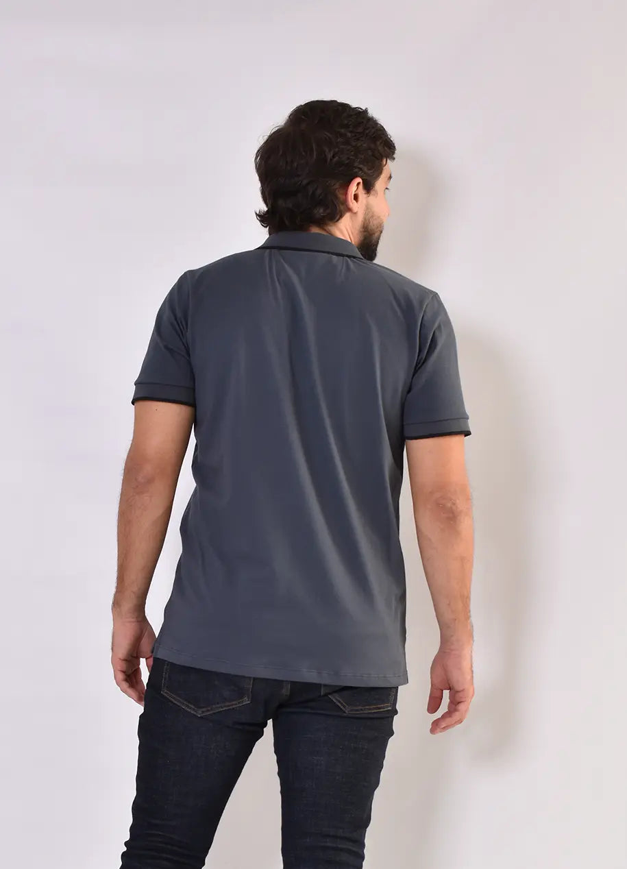 Camiseta Polo 9368 Gris
