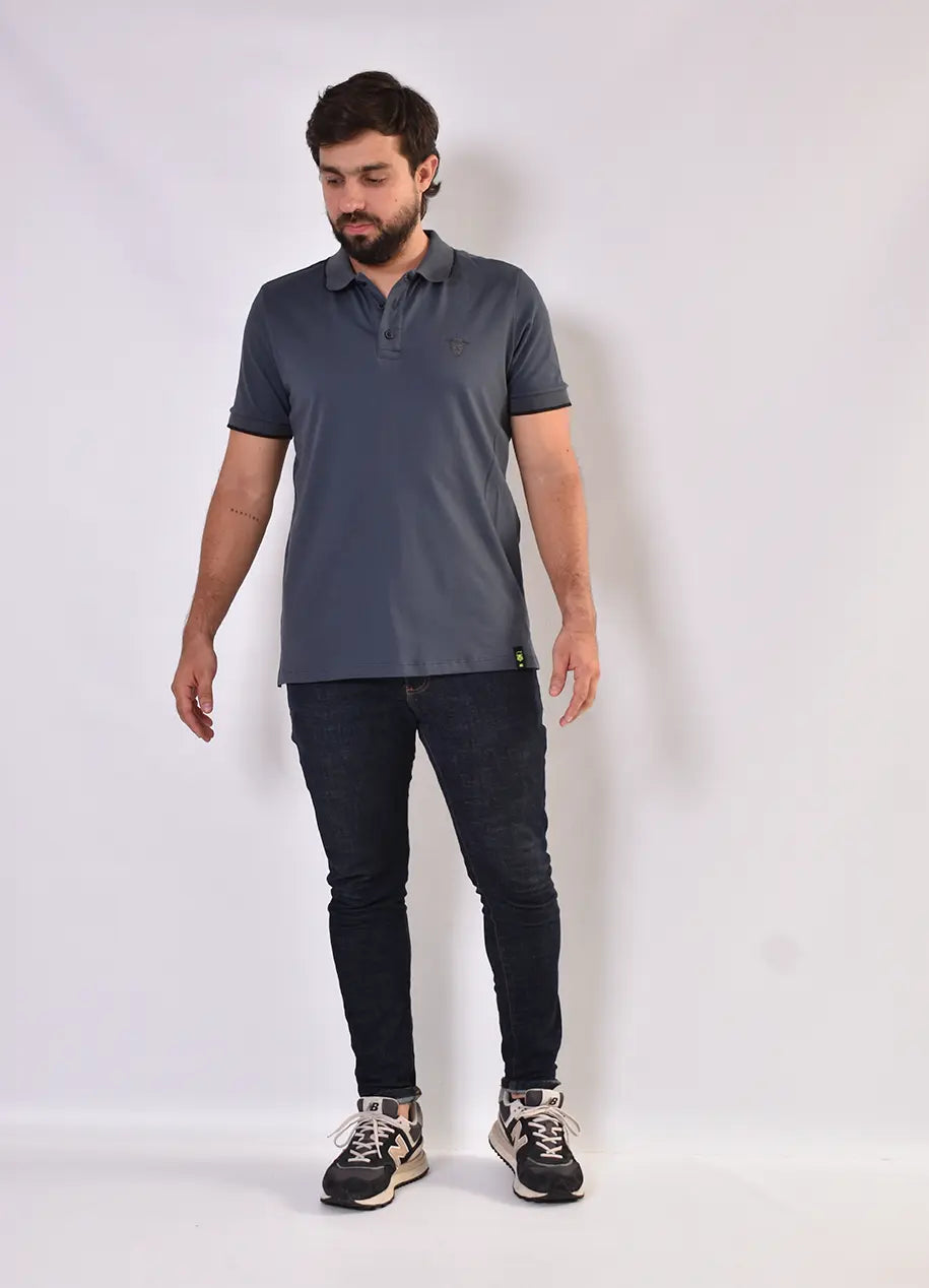 Camiseta Polo 9368 Gris