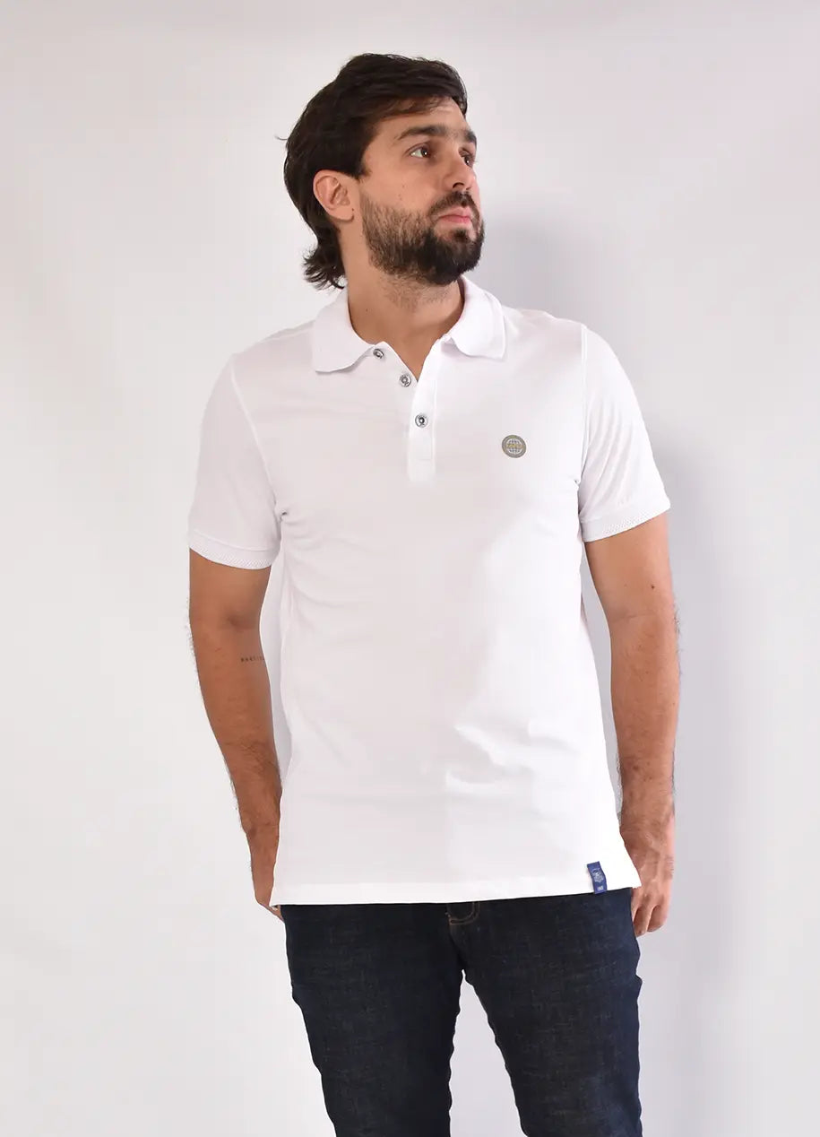 Camiseta Polo 9370 Blanca