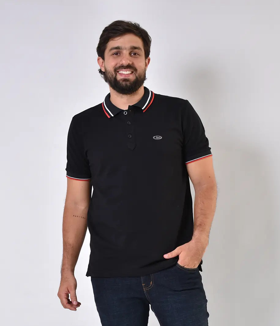 Camiseta Polo 9351 Negra